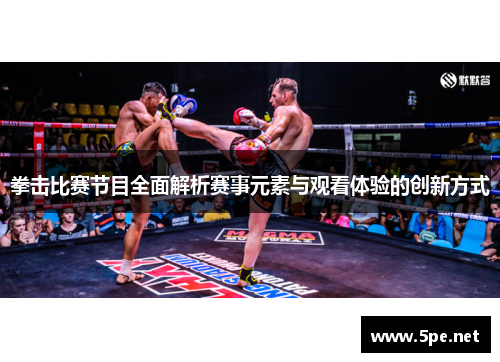 拳击比赛节目全面解析赛事元素与观看体验的创新方式